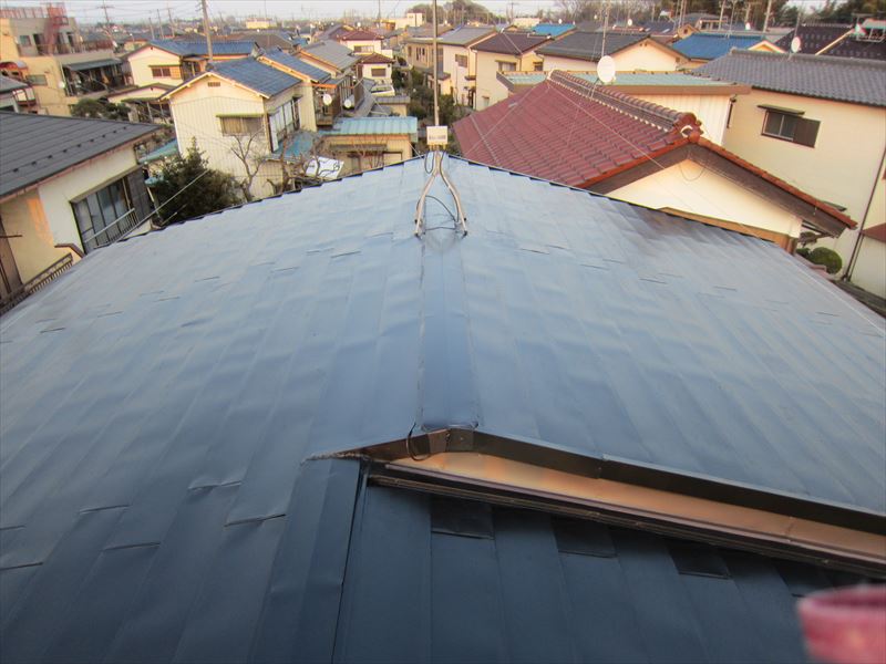 トタン屋根塗装後