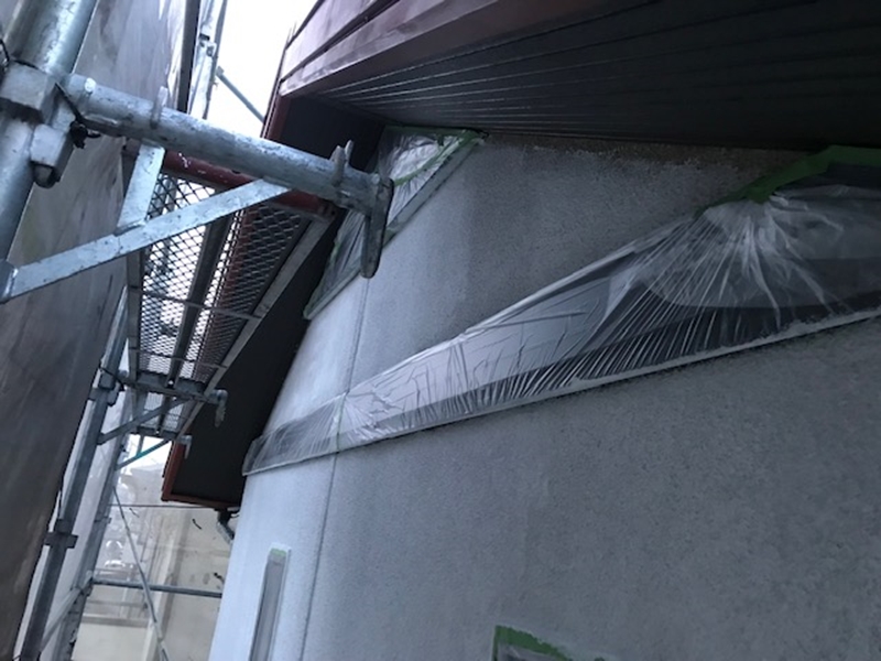さいたま市でモルタル外壁下塗り