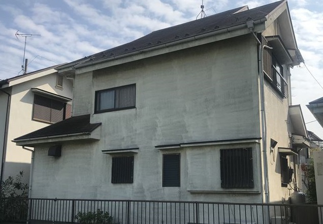 加須市でスレート瓦屋根の塗装とモルタル外壁塗装のお宅の無料点検とモルタル外壁の劣化チェックポイント