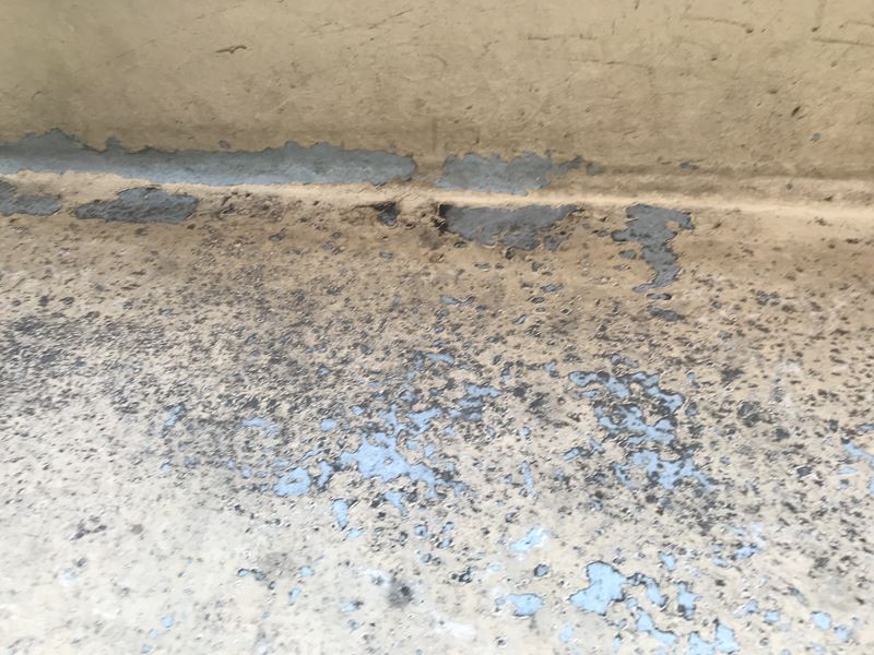 さいたま市岩槻区外壁塗装前点検ベランダ防水床劣化